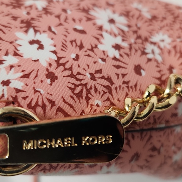 Michael Kors Cindy Dome Rose Floral Print Crossbody Bag - Picture 4 of 16
